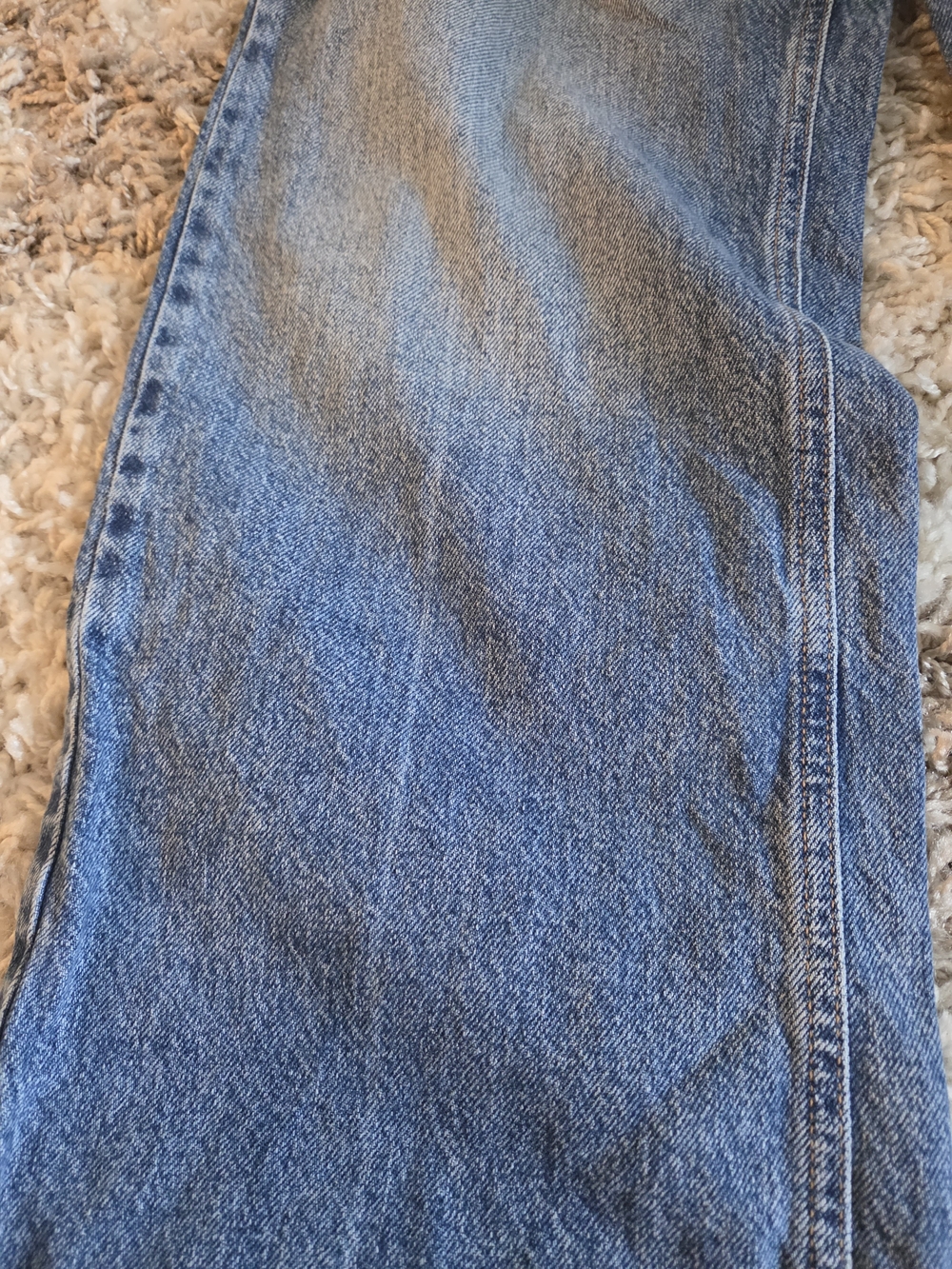 Pilcro Wide-Leg Jeans in Light Blue Wash - Picture 2 of 6